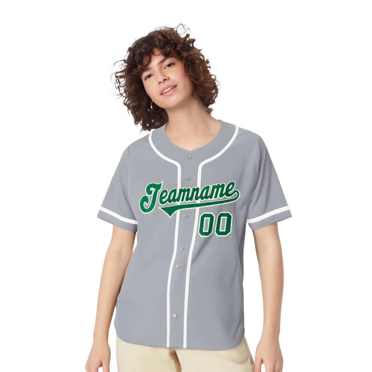Custom Gray White Classic Style Authentic Baseball Jersey