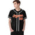 Custom Black Orange-White Classic Style Authentic Baseball Jersey