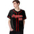 Custom Black Red Classic Style Authentic Baseball Jersey