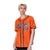 Custom Orange Navy Classic Style Authentic Baseball Jersey