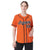 Custom Orange Navy Classic Style Authentic Baseball Jersey