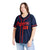 Custom Navy Red Classic Style Authentic Baseball Jersey