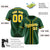 Custom Green Glod Classic Style Authentic Baseball Jersey