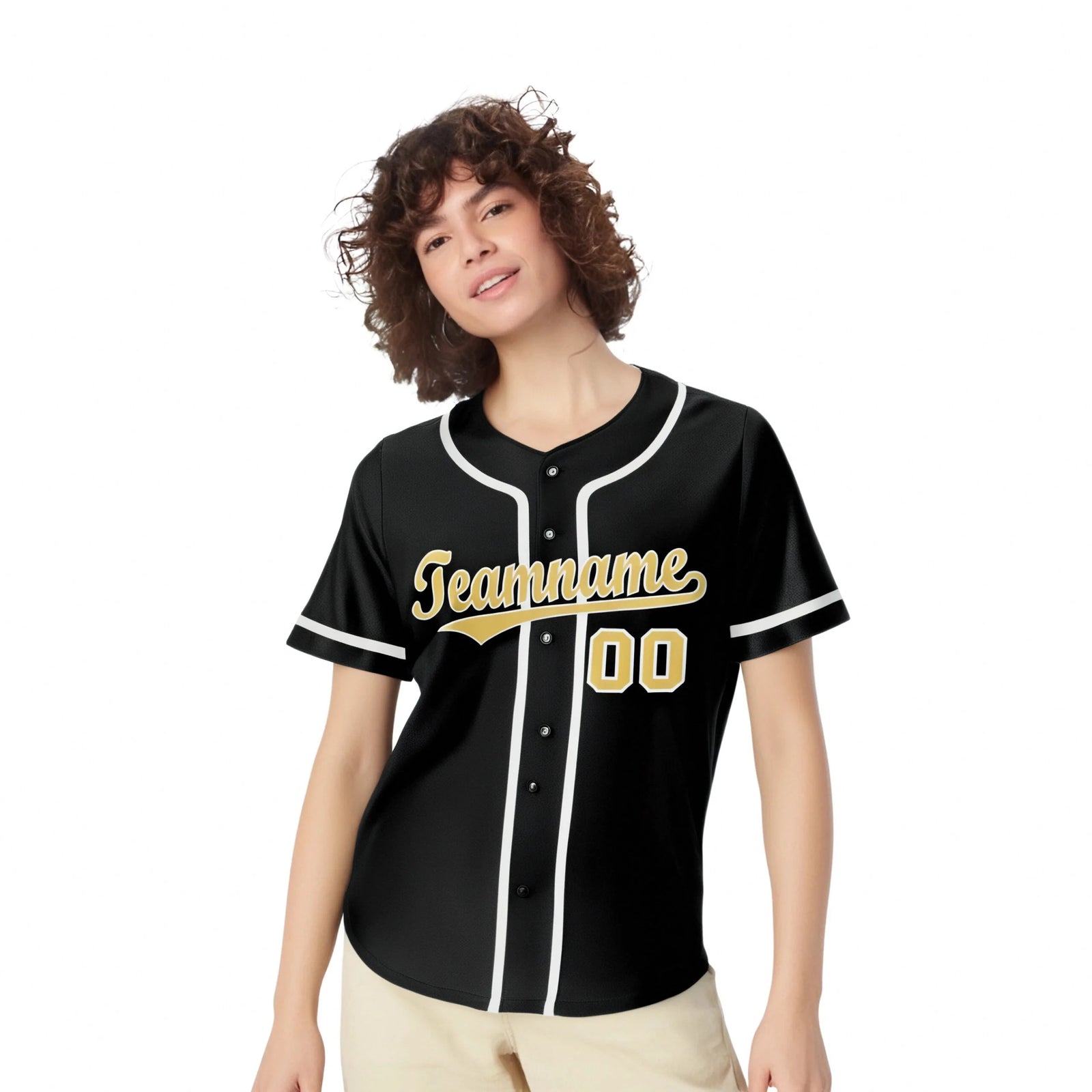 Custom Black White Classic Style Authentic Baseball Jersey