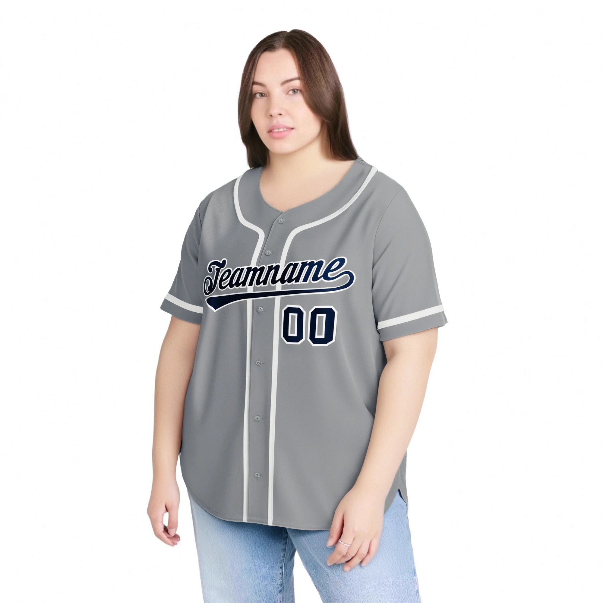 Custom Gray White Classic Style Authentic Baseball Jersey