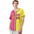 Custom Pink Yellow Gradient Authentic Baseball Jersey