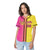 Custom Pink Yellow Gradient Authentic Baseball Jersey