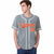 Custom Gray Orange-White Classic Style Authentic Baseball Jersey