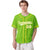 Custom Neon Green Gold-White Classic Style Authentic Baseball Jersey