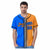 Custom Orange Blue Gradient Style Authentic Baseball Jersey