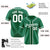 Custom Kelly Green White Classic Style Authentic Baseball Jersey