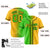 Custom Green Yellow Gradient Style Authentic Baseball Jersey