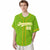 Custom Neon Green Gold-White Classic Style Authentic Baseball Jersey