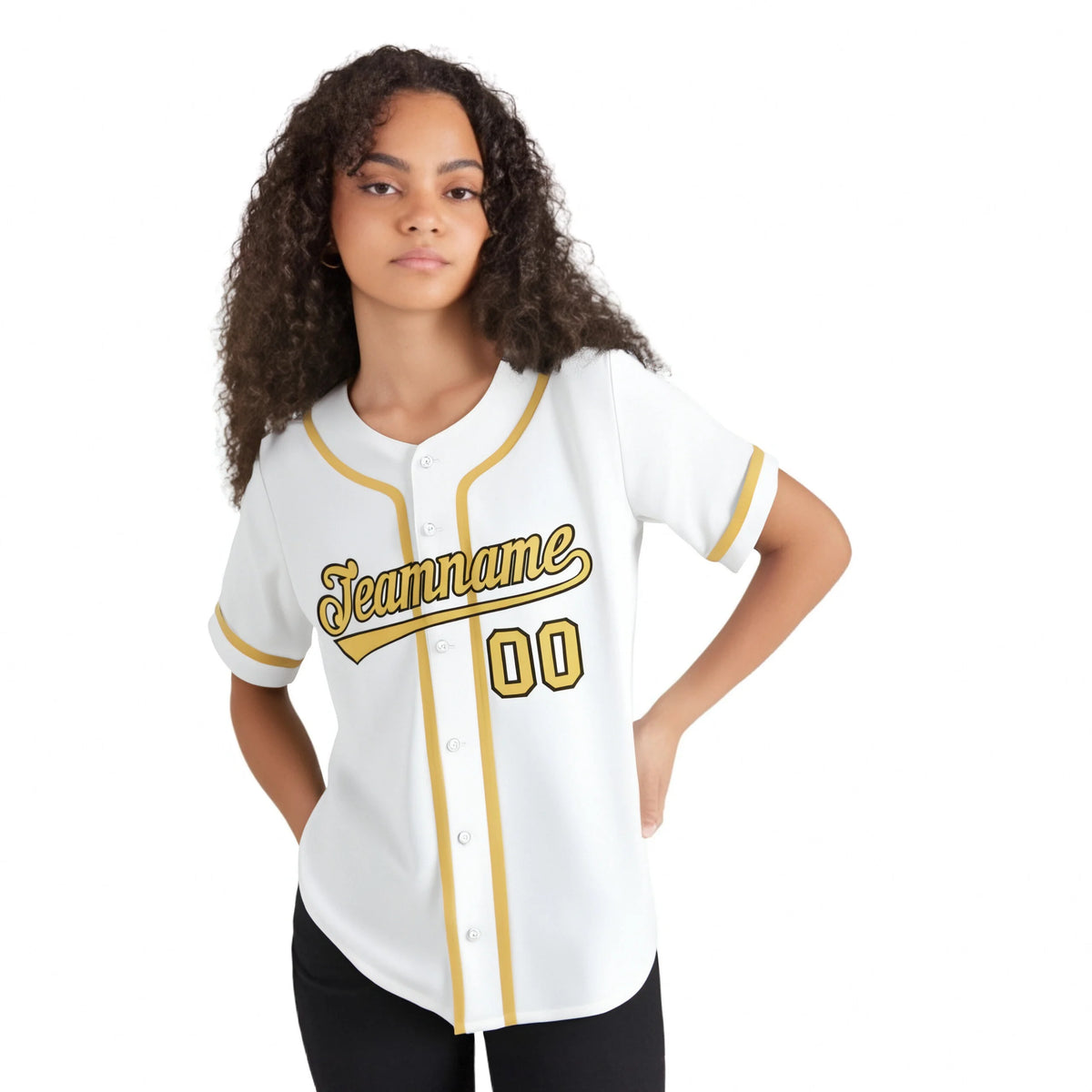 Custom White Khaki Classic Style Authentic Baseball Jersey