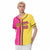 Custom Pink Yellow Gradient Authentic Baseball Jersey