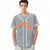 Custom Gray Orange-White Classic Style Authentic Baseball Jersey