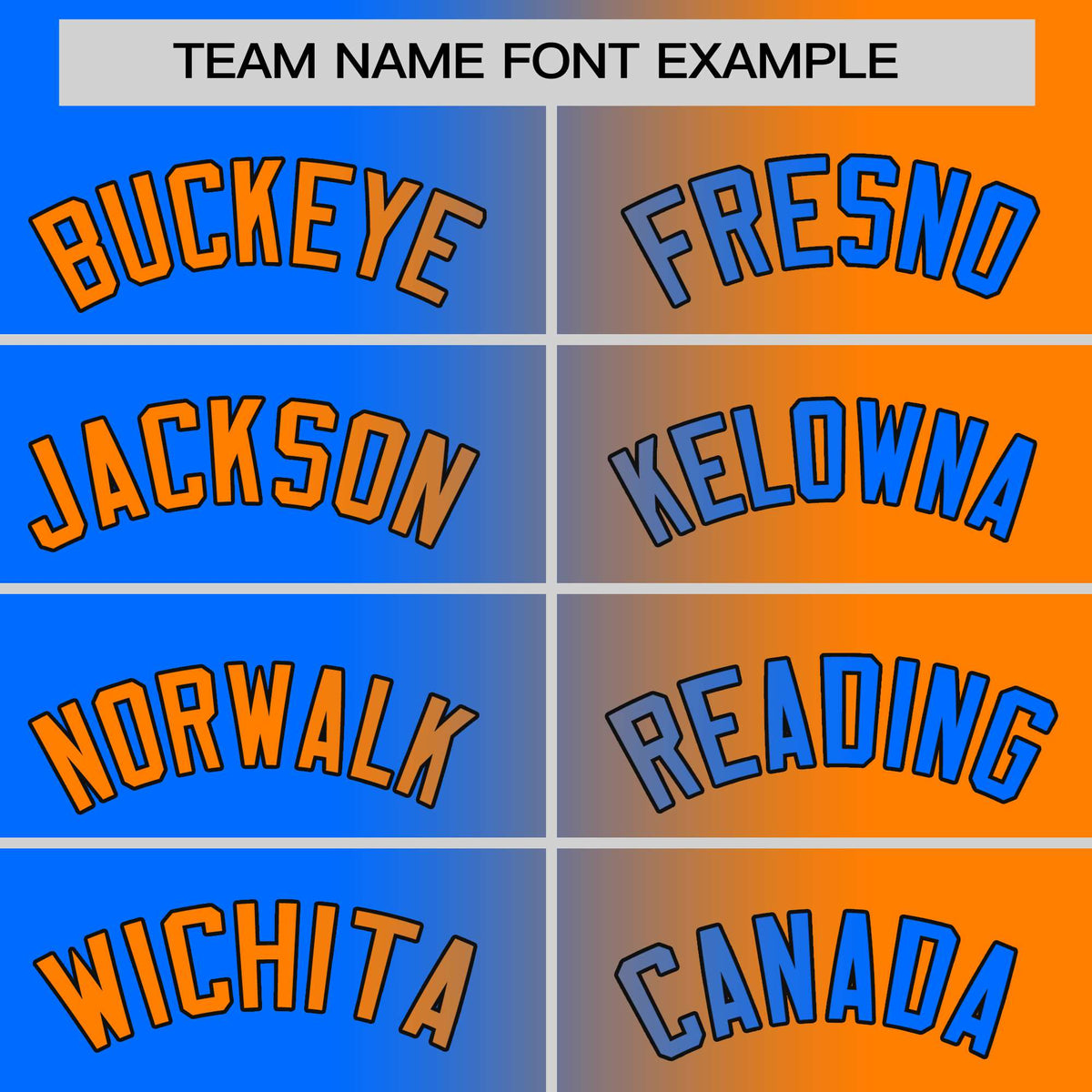 Custom Orange Blue Gradient Style Authentic Baseball Jersey