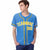 Custom Powder Blue Glod Classic Style Authentic Baseball Jersey