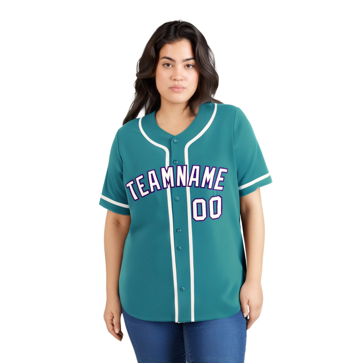 Custom Aqua White Classic Style Authentic Baseball Jersey