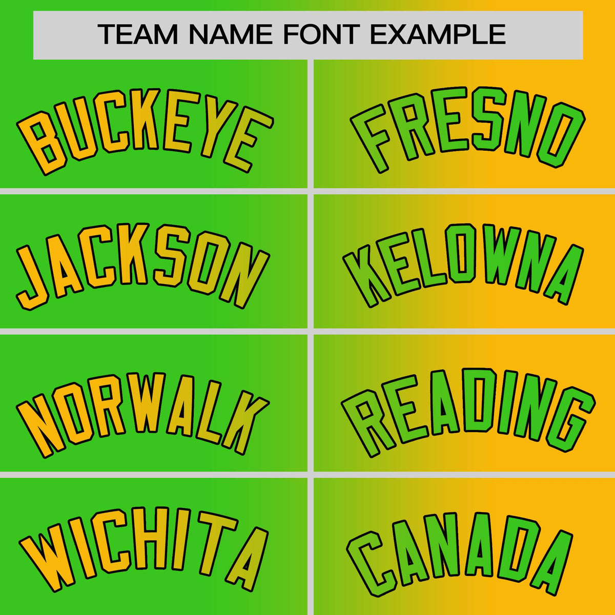 Custom Green Yellow Gradient Style Authentic Baseball Jersey