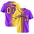 Custom Yellow Purple Gradient Style Authentic Baseball Jersey