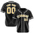 Custom Black White Classic Style Authentic Baseball Jersey