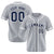 Custom Gray White Classic Style Authentic Baseball Jersey