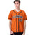 Custom Orange Navy Classic Style Authentic Baseball Jersey