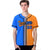 Custom Orange Blue Gradient Style Authentic Baseball Jersey