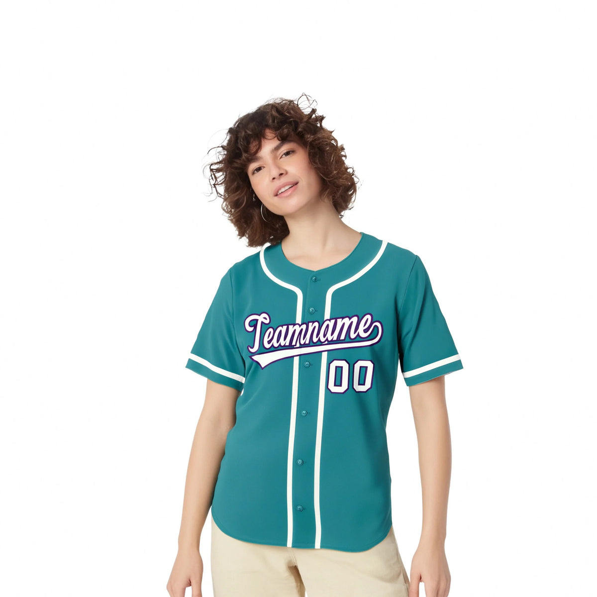 Custom Aqua White Classic Style Authentic Baseball Jersey