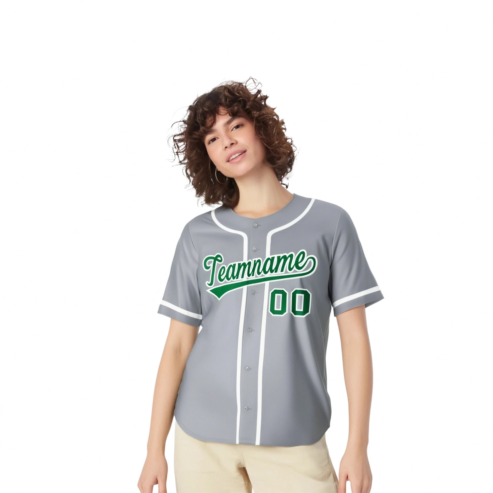 Custom Gray White Classic Style Authentic Baseball Jersey