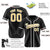 Custom Black White Classic Style Authentic Baseball Jersey