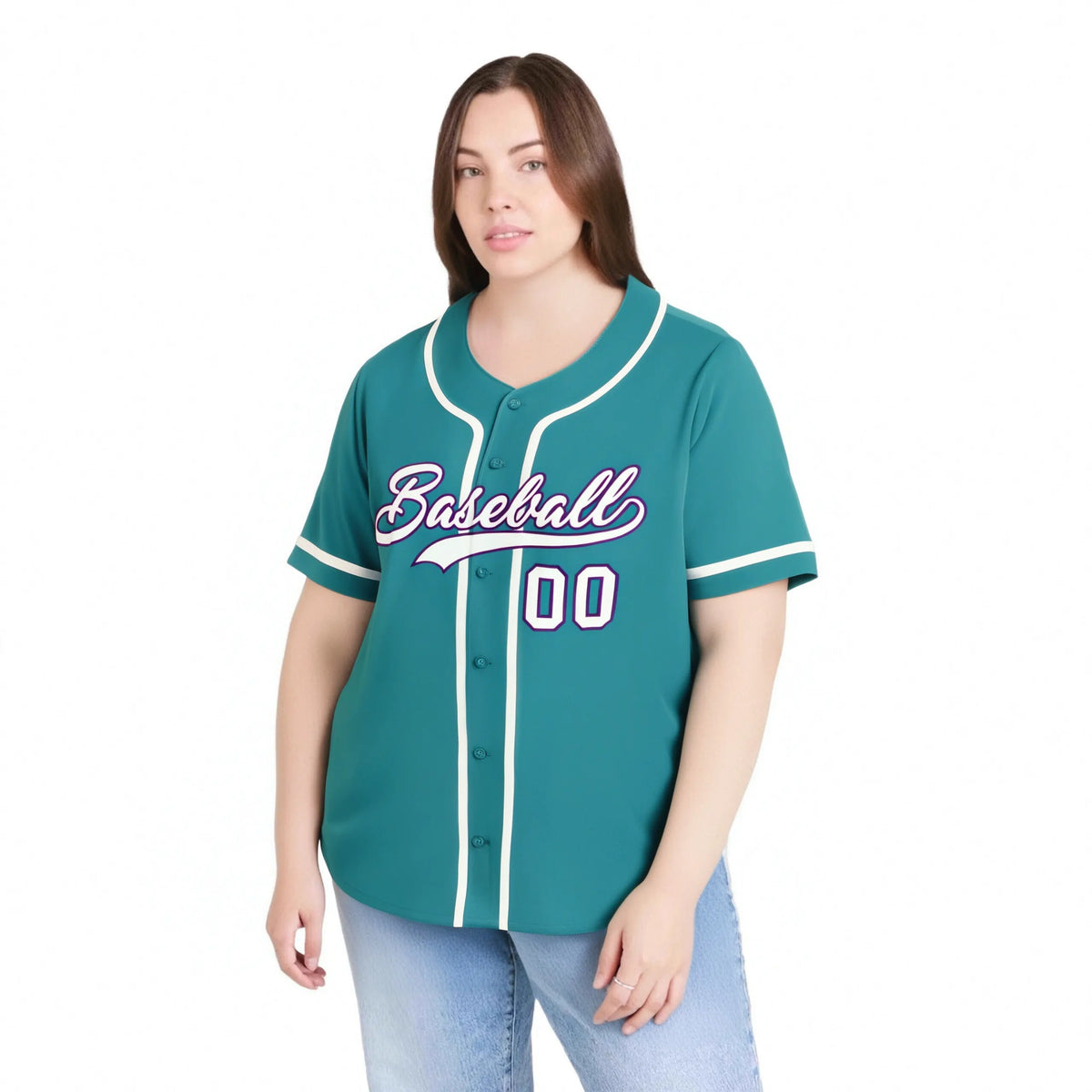 Custom Aqua White Classic Style Authentic Baseball Jersey