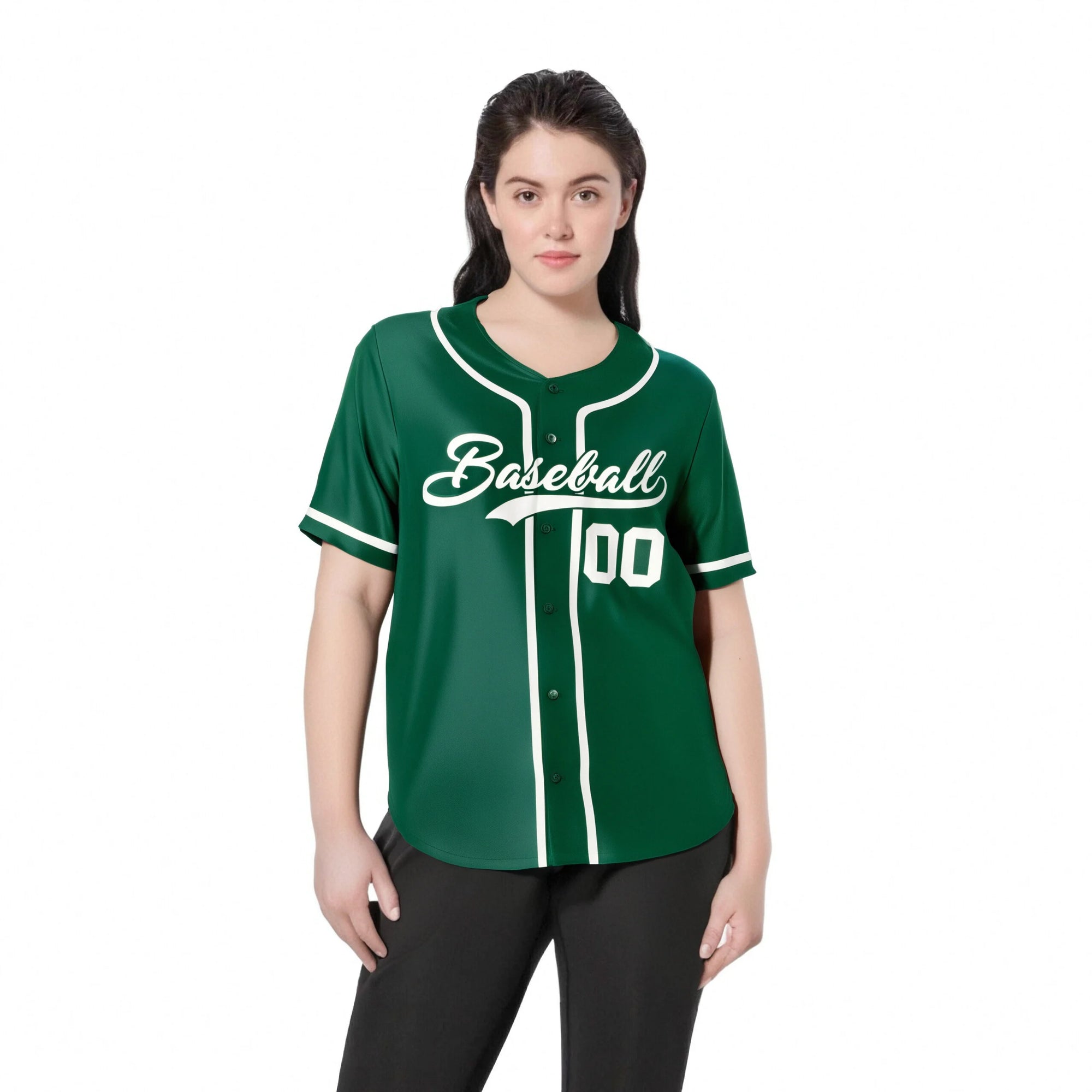 Custom Kelly Green White Classic Style Authentic Baseball Jersey