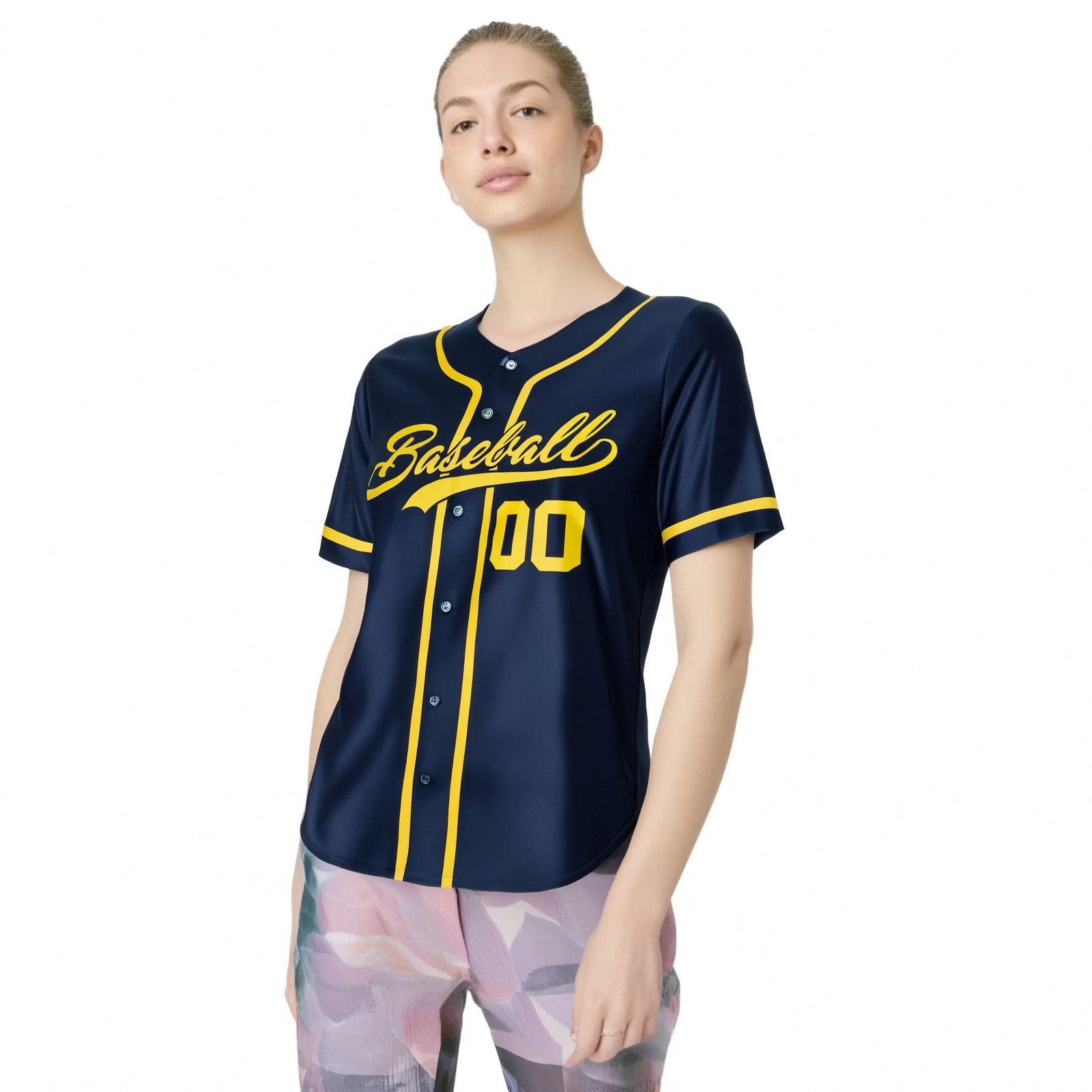Custom Navy Gold Classic Style Authentic Baseball Jersey