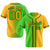 Custom Green Yellow Gradient Style Authentic Baseball Jersey