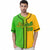 Custom Green Yellow Gradient Style Authentic Baseball Jersey