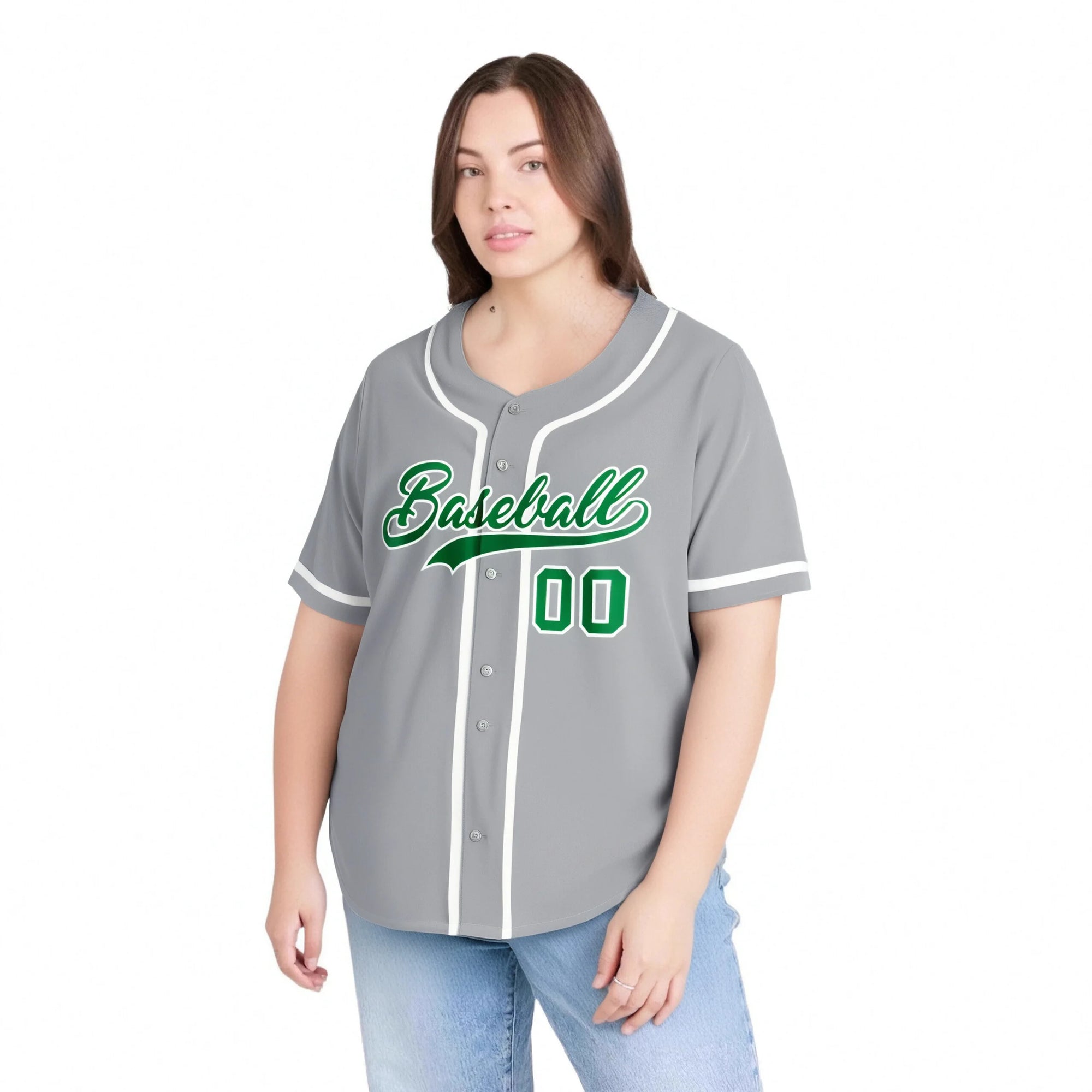 Custom Gray White Classic Style Authentic Baseball Jersey