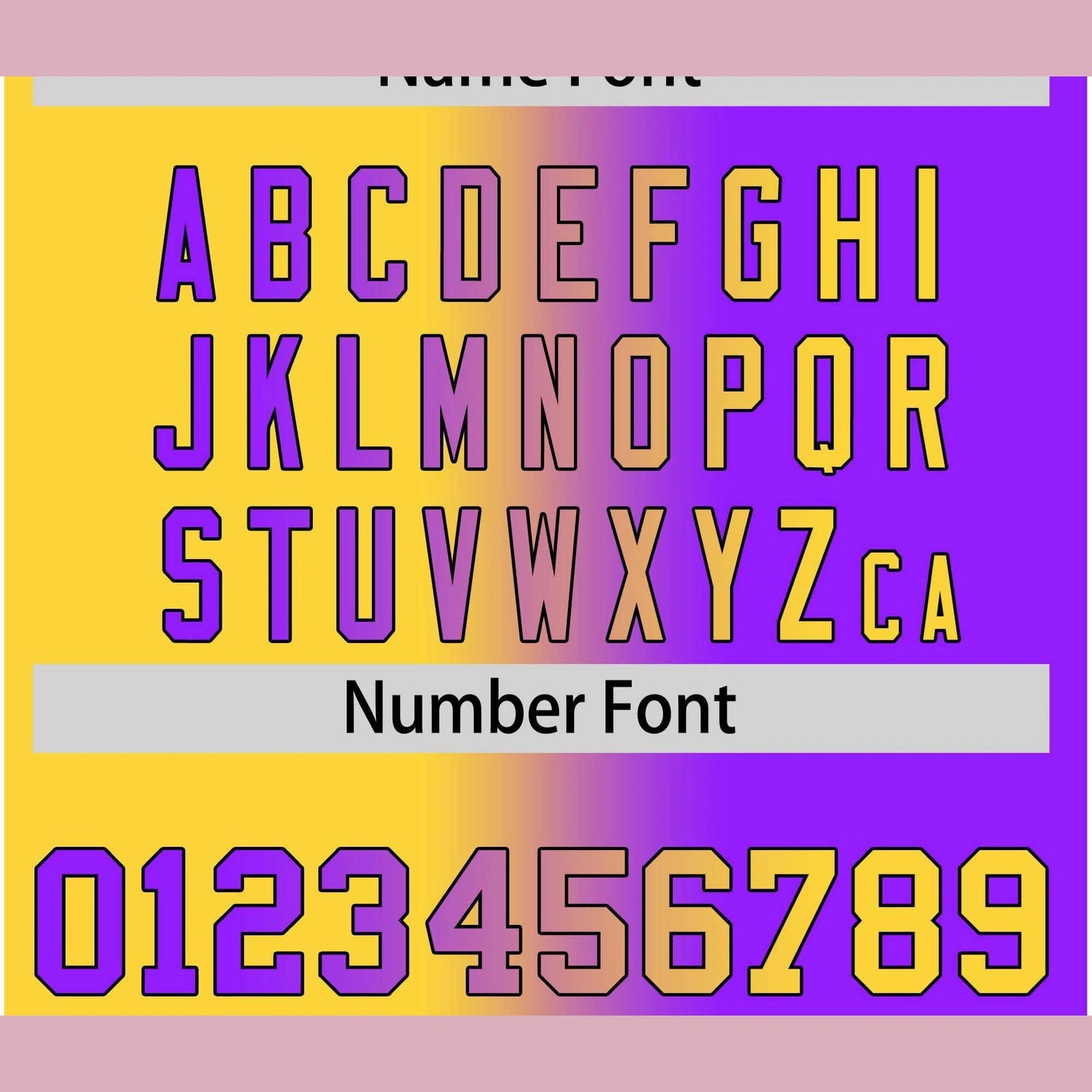 Custom Yellow Purple Gradient Style Authentic Baseball Jersey