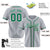 Custom Gray Kelly Green Classic Style Authentic Baseball Jersey