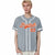 Custom Gray Orange-White Classic Style Authentic Baseball Jersey