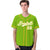 Custom Neon Green Gold-White Classic Style Authentic Baseball Jersey