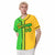 Custom Green Yellow Gradient Style Authentic Baseball Jersey