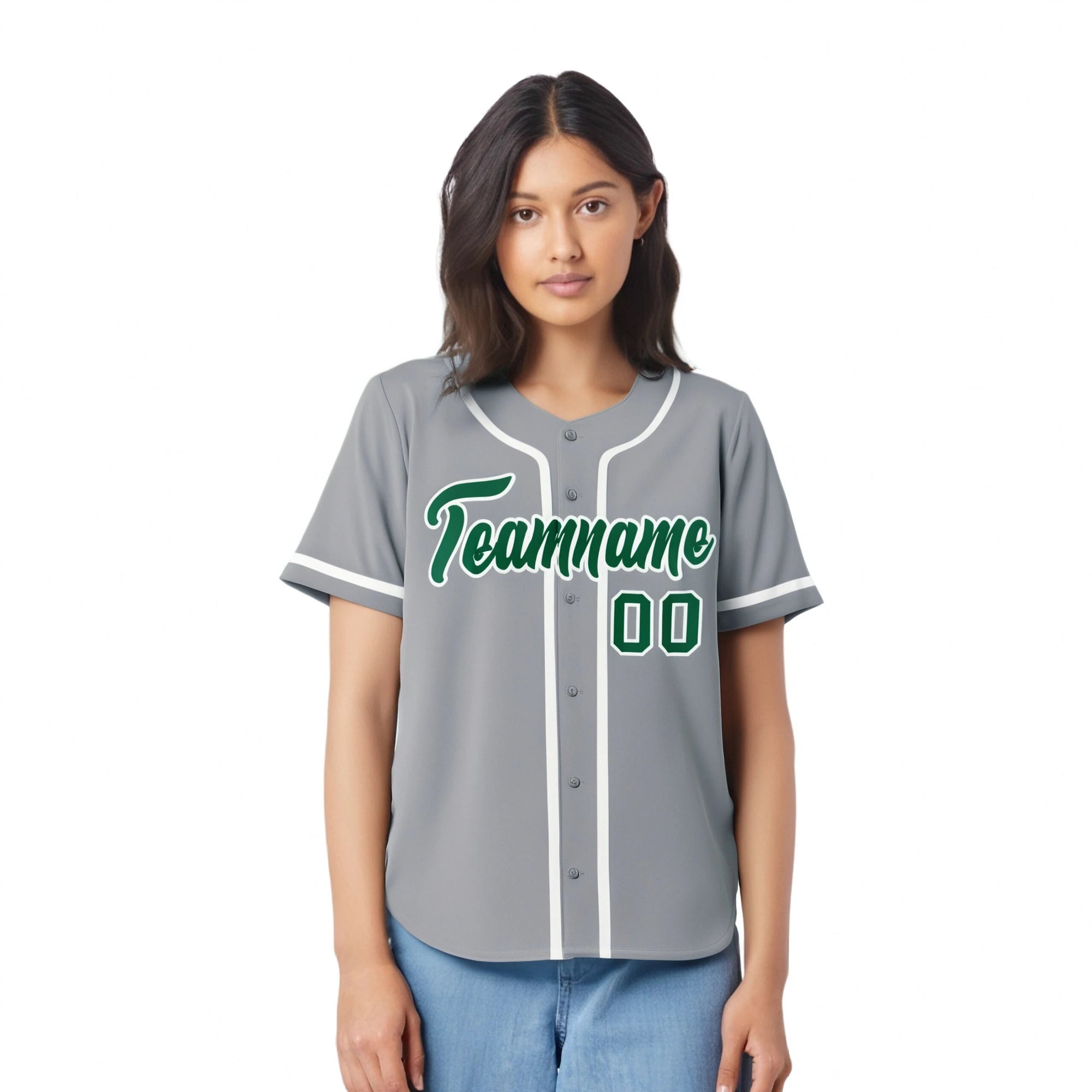 Custom Gray White Classic Style Authentic Baseball Jersey