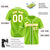 Custom Neon Green White Classic Style Authentic Baseball Jersey