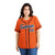 Custom Orange Navy Classic Style Authentic Baseball Jersey