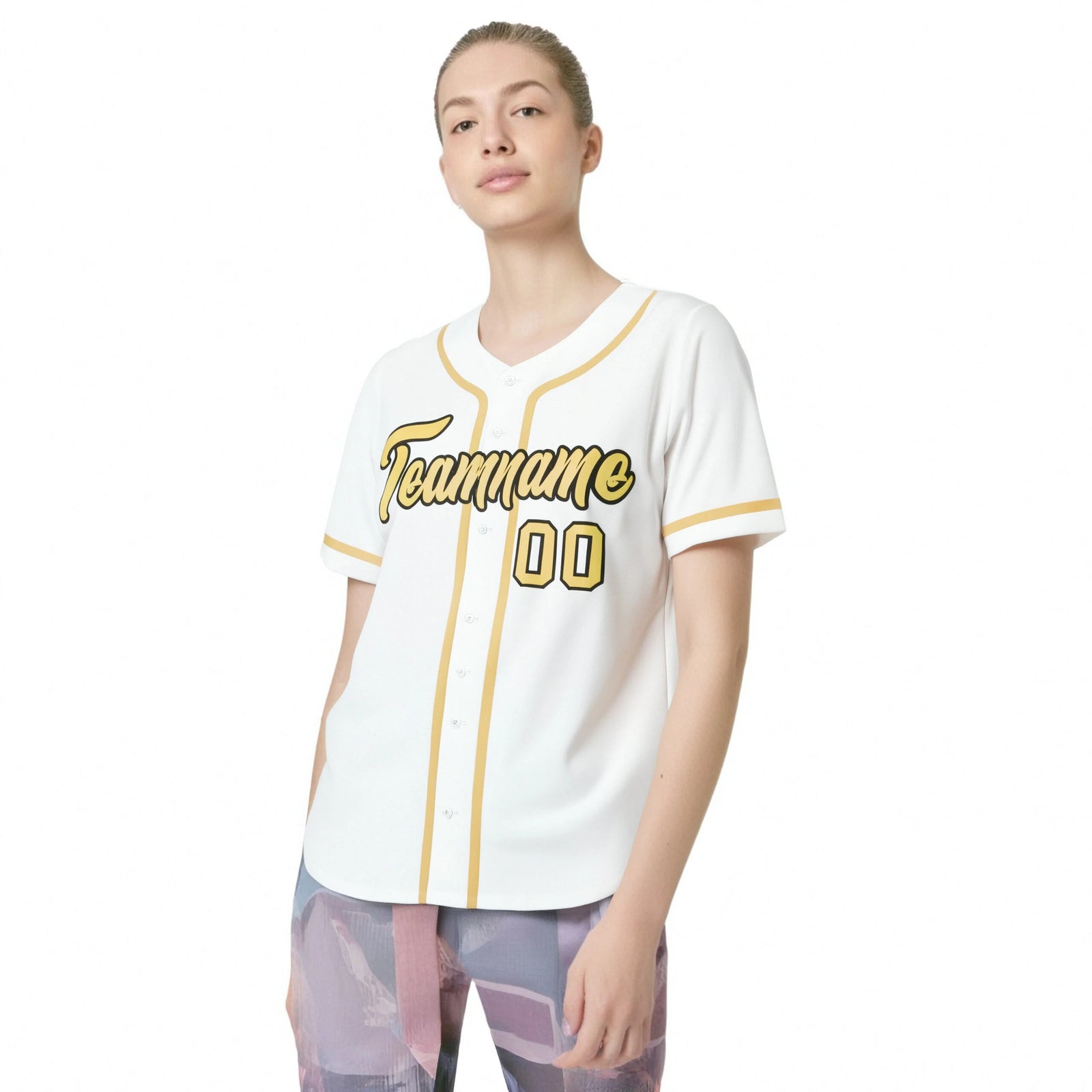 Custom White Khaki Classic Style Authentic Baseball Jersey