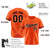 Custom Orange Black-White Classic Style Authentic Baseball Jersey