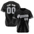 Custom Black Gray-White Classic Style Authentic Baseball Jersey