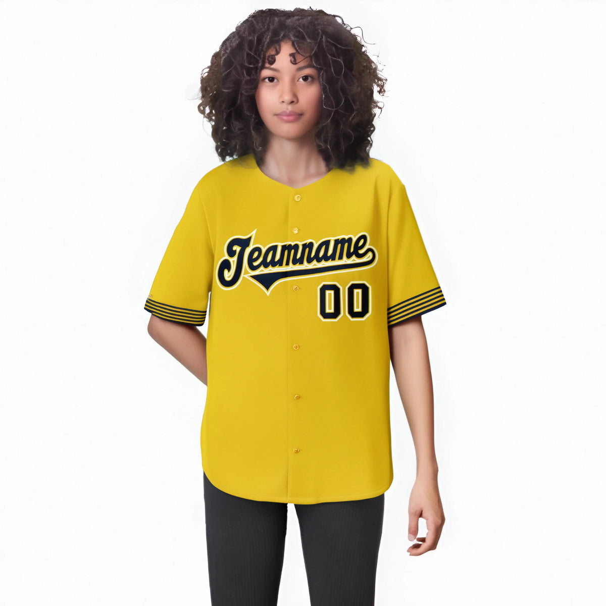 Custom Gold Purple-White Classic Style Authentic Baseball Jersey